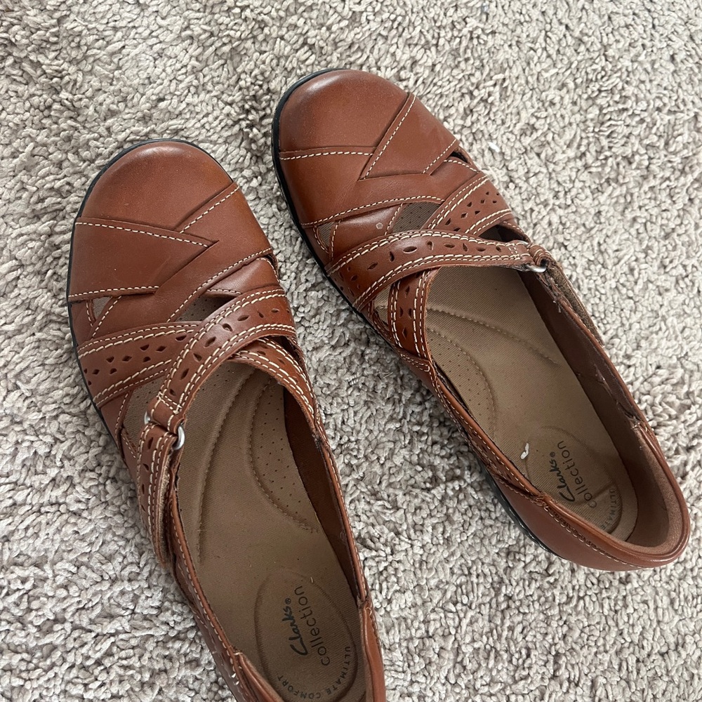 Clarks Women's Leather Flats